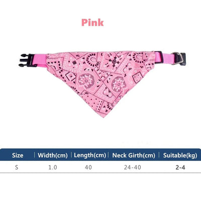 Cat Collar Pet Bibs Adjustable Dog Cat Necktie Pet Triangular Saliva Tie Scarf Dog Bandana Collar Triangle Bib Neckerchief