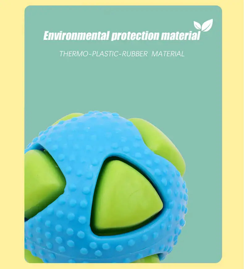 Interactive Flashing Pet Toy Ball - Durable Chew Toy for Dogs