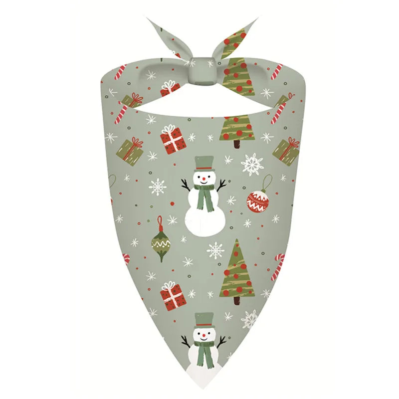 Dog Scarf Bandana Collar Bibs Cat Neck Decor Christmas Halloween Pet Supplies Puppy Cat Dog Accessories for Small Dogs
