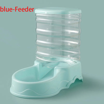 3.8L Automatic Pet Feeder & Waterer Set - Gravity Dispenser for Dogs & Cats
