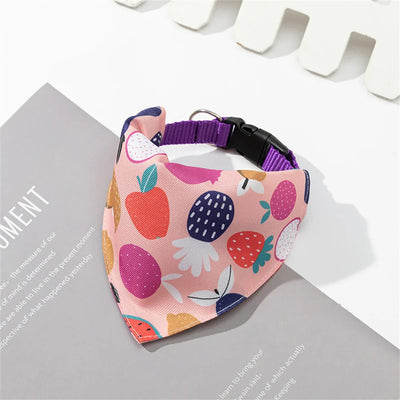 Sweet Print Puppy Dog Collar Bandana for Small Dogs Pet Cat Triangular Bandage Chihuahua Gota Bibs mascotas Grooming Accessories