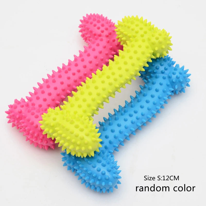 Durable Chew Toy for Dogs - Teeth Cleaning & Training Rubber Toy