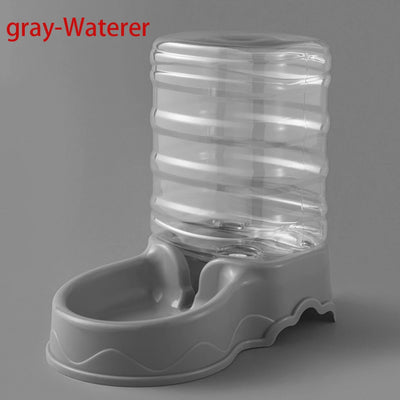 3.8L Automatic Pet Feeder & Waterer Set - Gravity Dispenser for Dogs & Cats