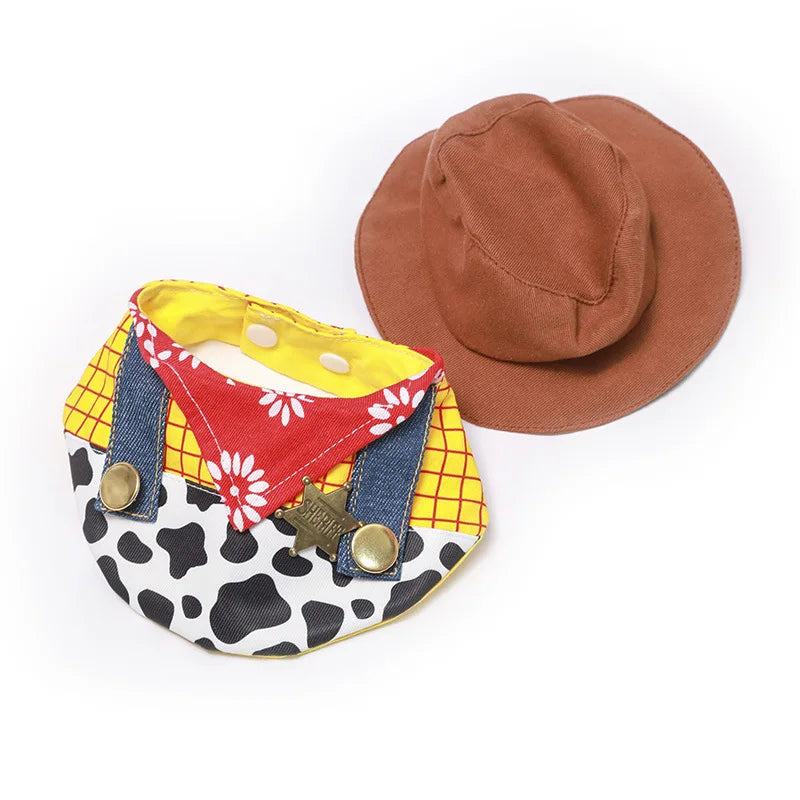 Toy Story Pet Bandana Cartoon Image Cat Saliva Towel Dog Scarf Collar Photography Prop Cosplay Decoration Home Garden