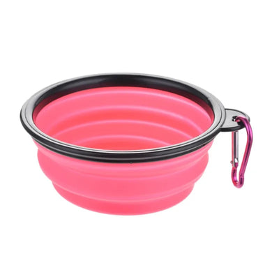 Collapsible Pet Travel Bowl - Portable Food & Water Feeder for Dogs & Cats