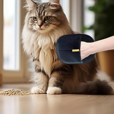 Double-Sided Pet Grooming Glove - Shedding & Hair Remover Brush