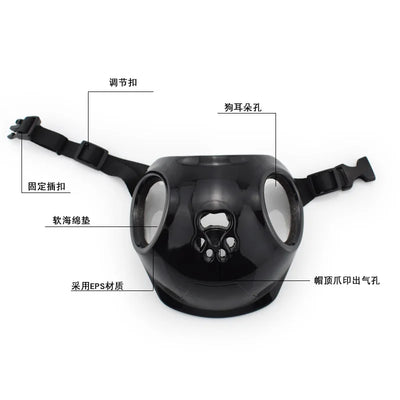 Mini Pet Helmet - Dog & Cat Motorcycle Helmet for Photos & Fun