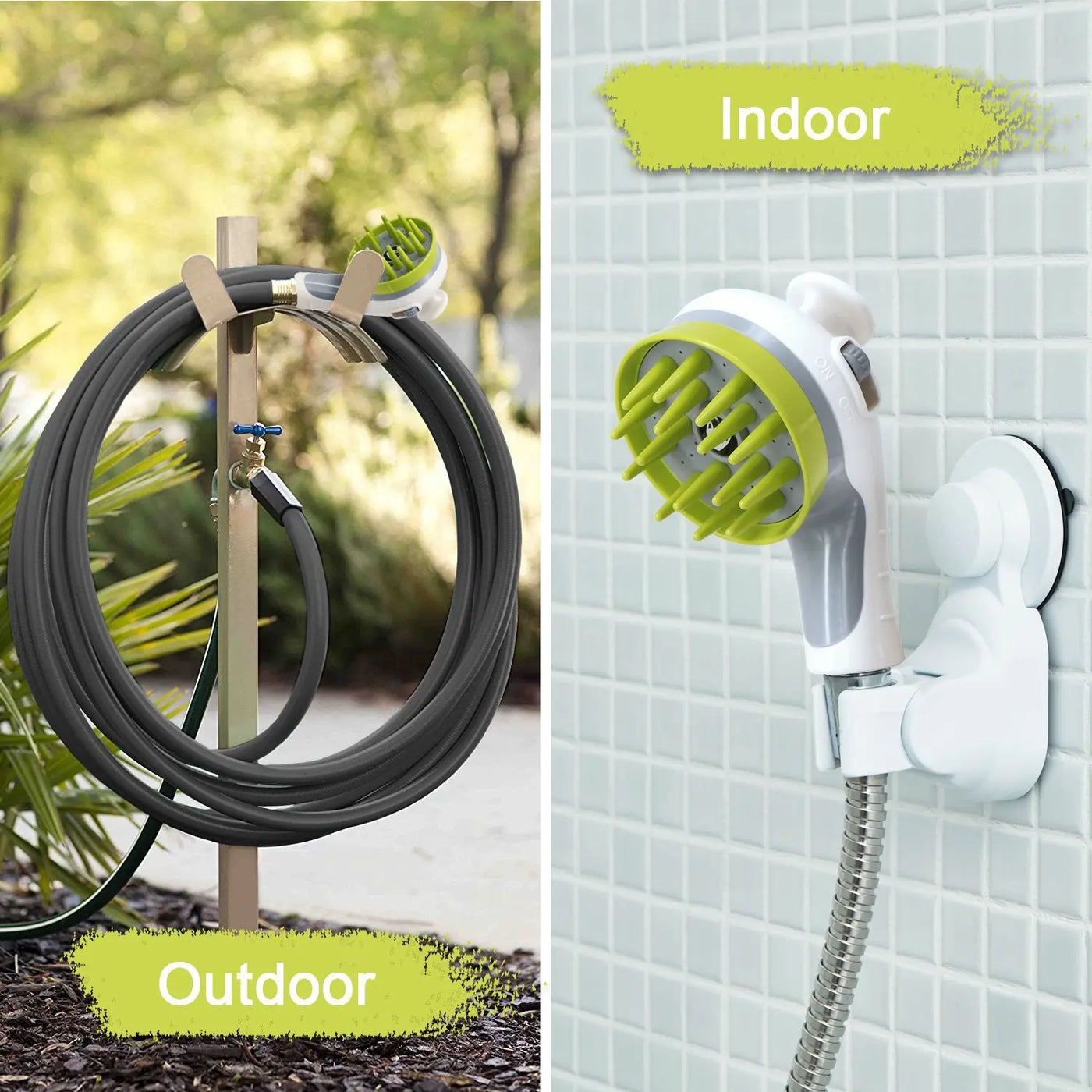 Pressurized Dog Shower Sprayer - Handheld Pet Bathing Tool
