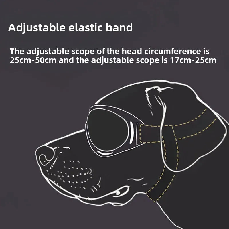 Dog Sunglasses - Adjustable UV Eye Protection for Dogs