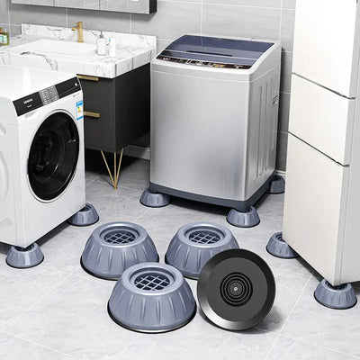 4-Piece Anti-Vibration Feet Kit for Washing Machines