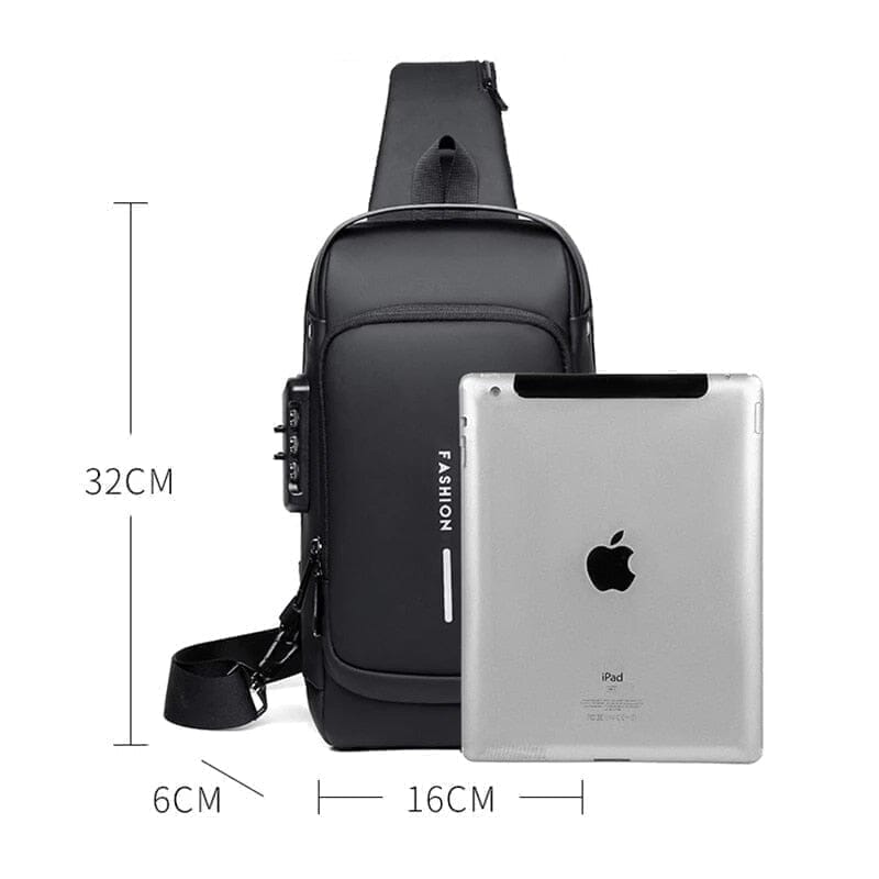 Slim Bag Anti-Theft Backpack with Password and USB