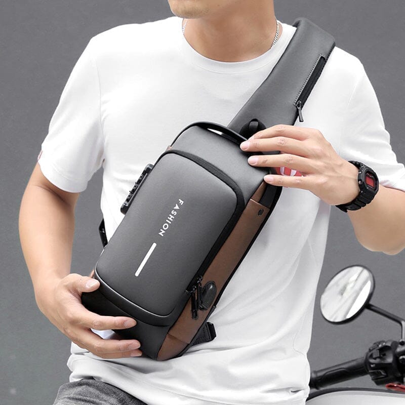 Slim Bag Anti-Theft Backpack with Password and USB