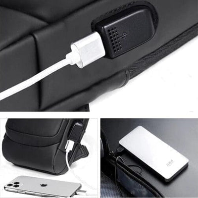 Slim Bag Anti-Theft Backpack with Password and USB