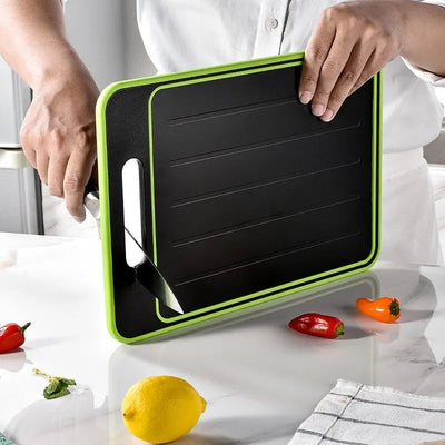 4-in-1 Multi-Function Cutting Board with Rapid Defrost Technology
