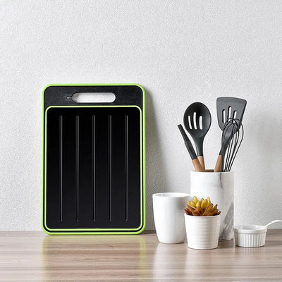 4-in-1 Multi-Function Cutting Board with Rapid Defrost Technology